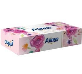 آلینوس - دستمال کاغذی ۲۰۰برگ (بسته ۵ عددی)