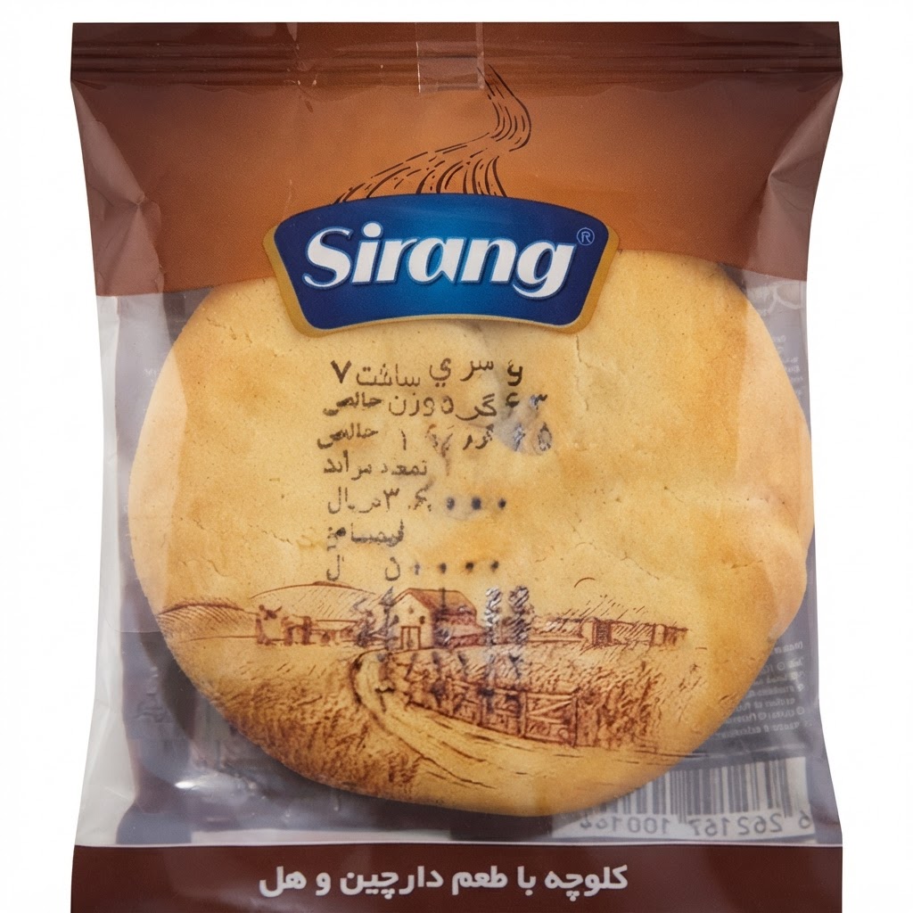 کلوچه سیرنگ با طعم هل و دارچین
