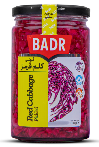 ترشی کلم قرمز 630گرم بدر