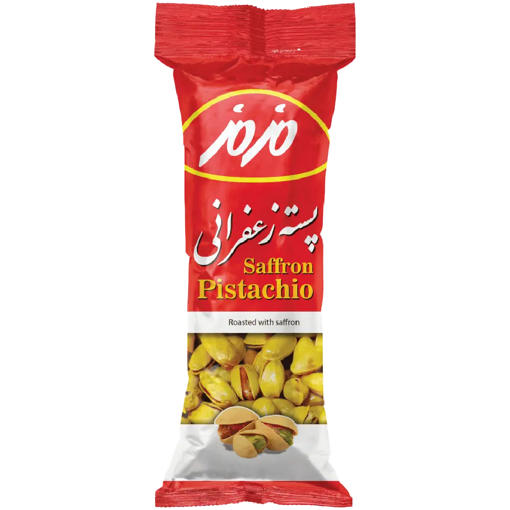 پسته زعفرانی 30 گرم مزمز
