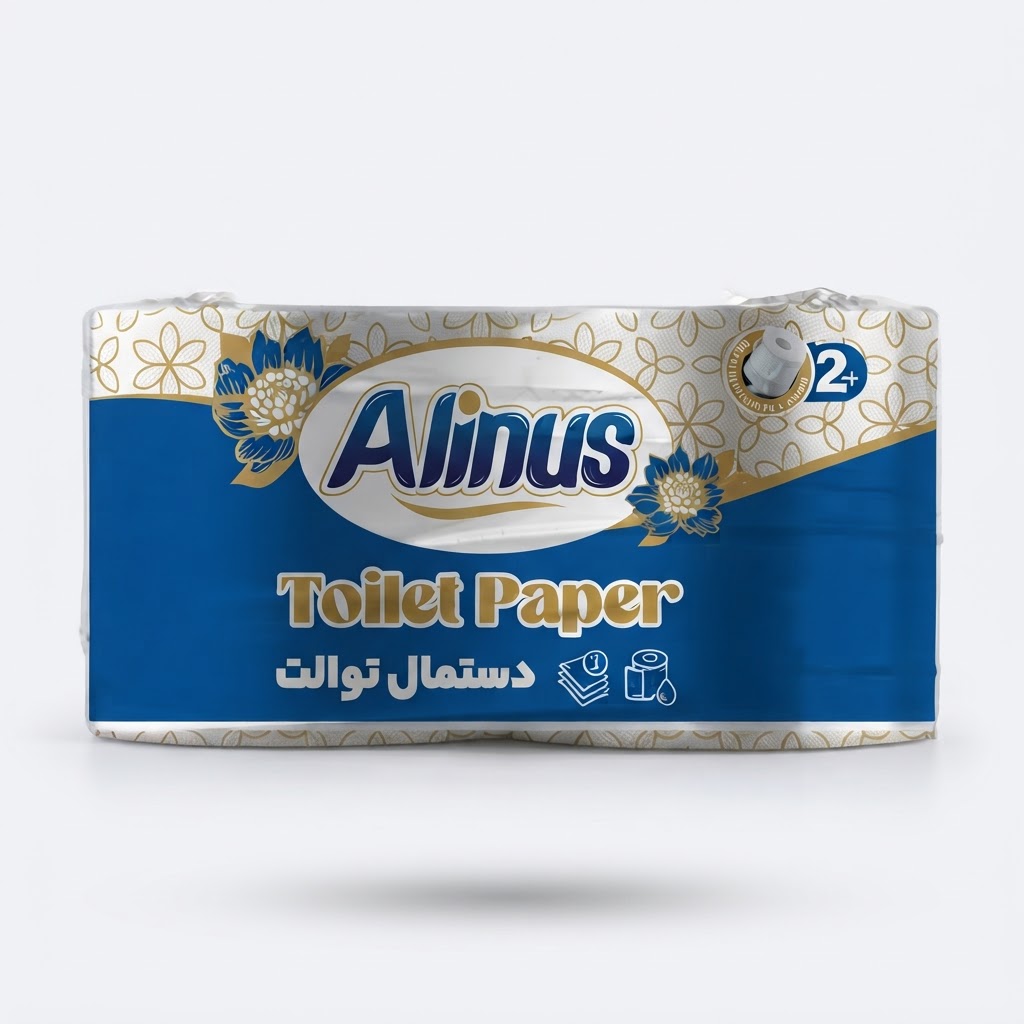دستمال توالت دوقلو آلینوس
